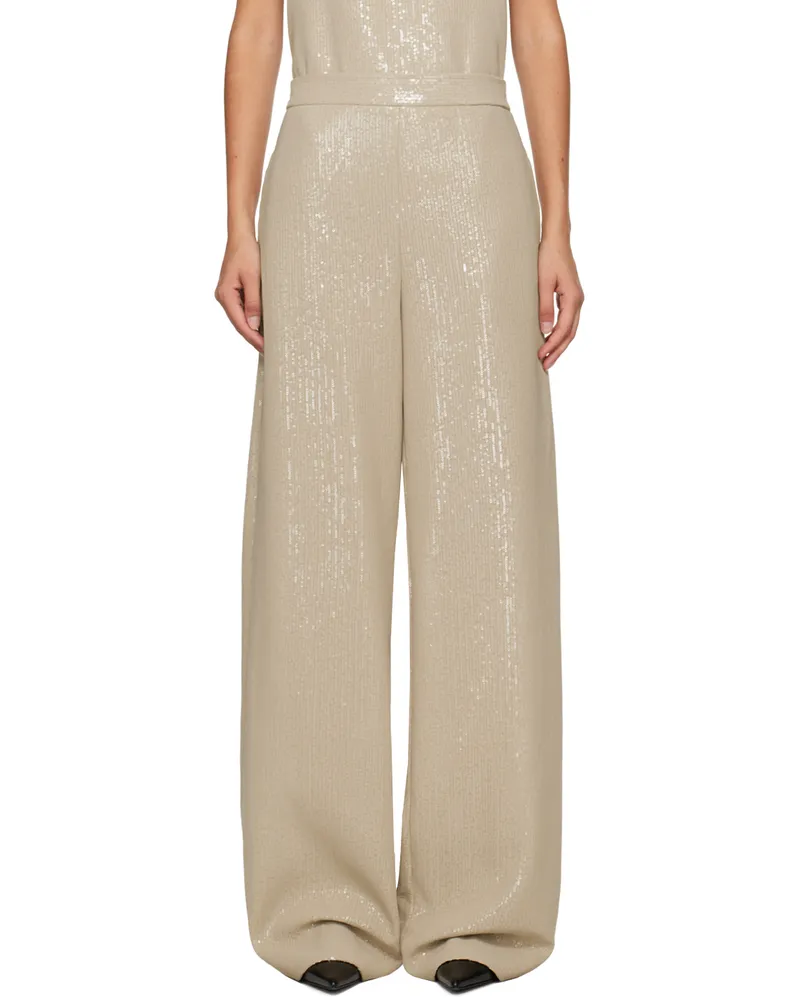 Max Mara Beige Stelvio Trousers 001