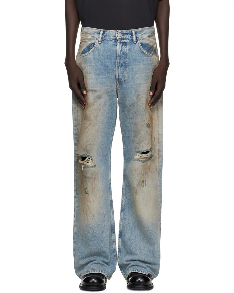 Acne Studios Blue Regular Fit 2021M Jeans 863