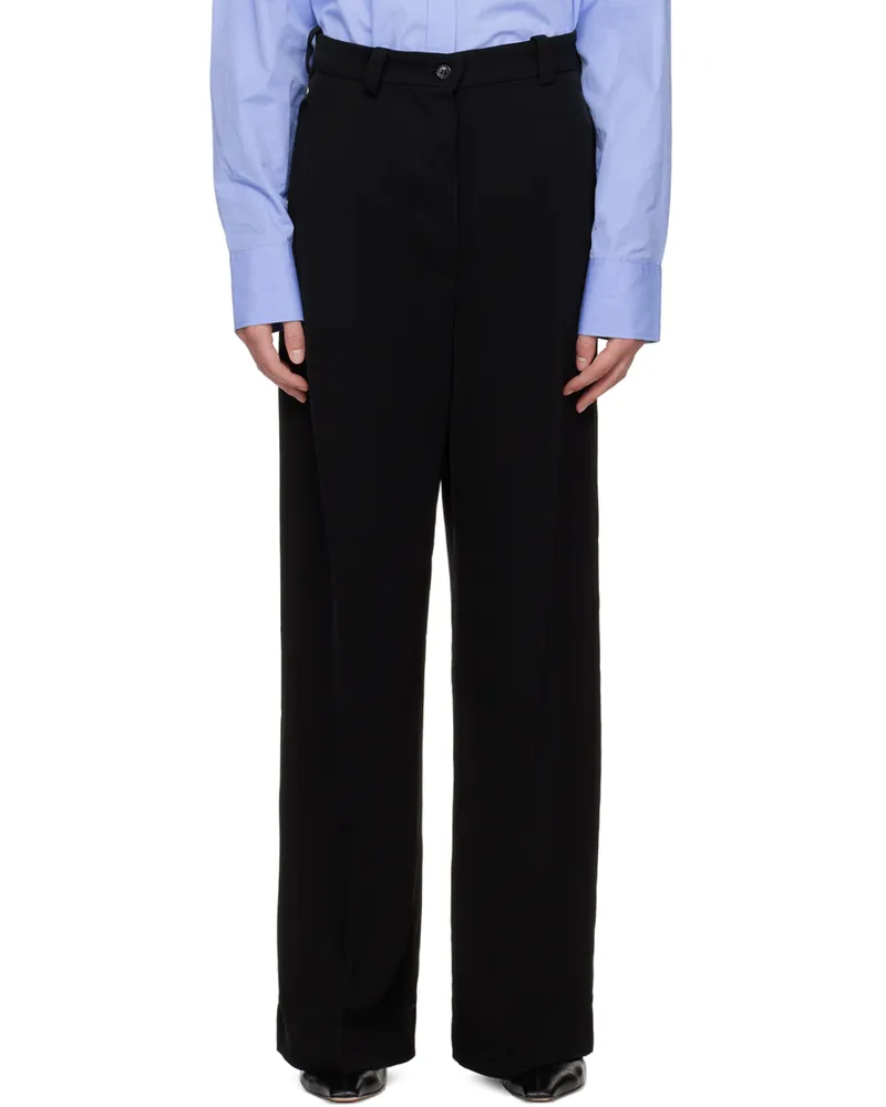 Teurn Studios SSENSE Exclusive Black Meg Trousers Black