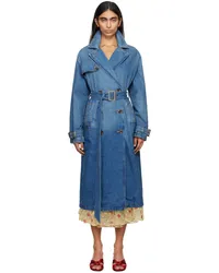 Levi's Blue Spade Denim Trench Coat Let's