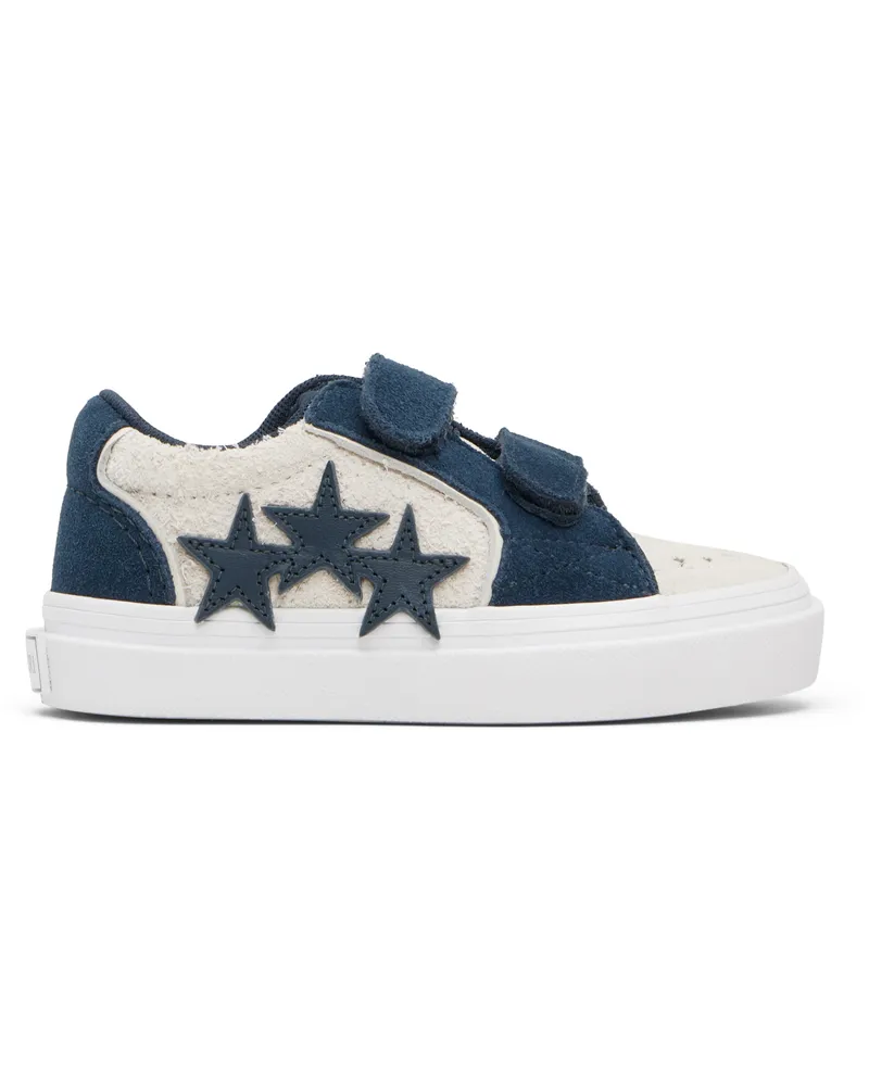 Amiri Kids Beige & Navy Sunset Skate Low Sneakers Navy