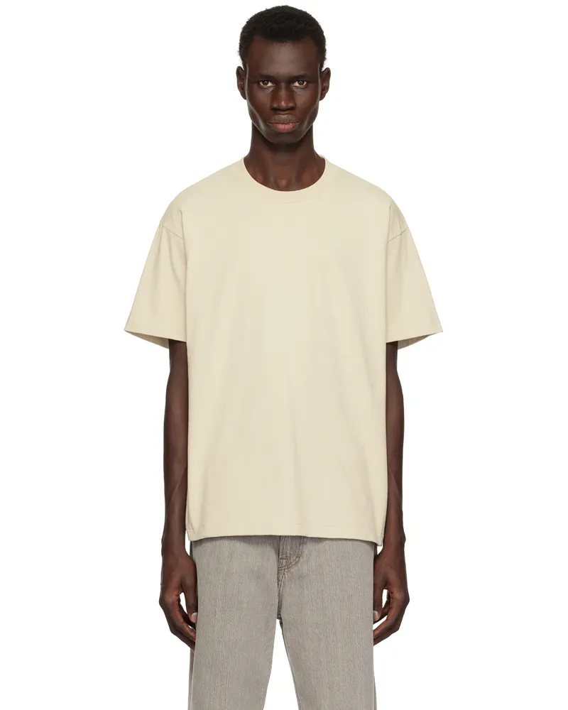 John Elliott + Co Beige University T-shirt Dune