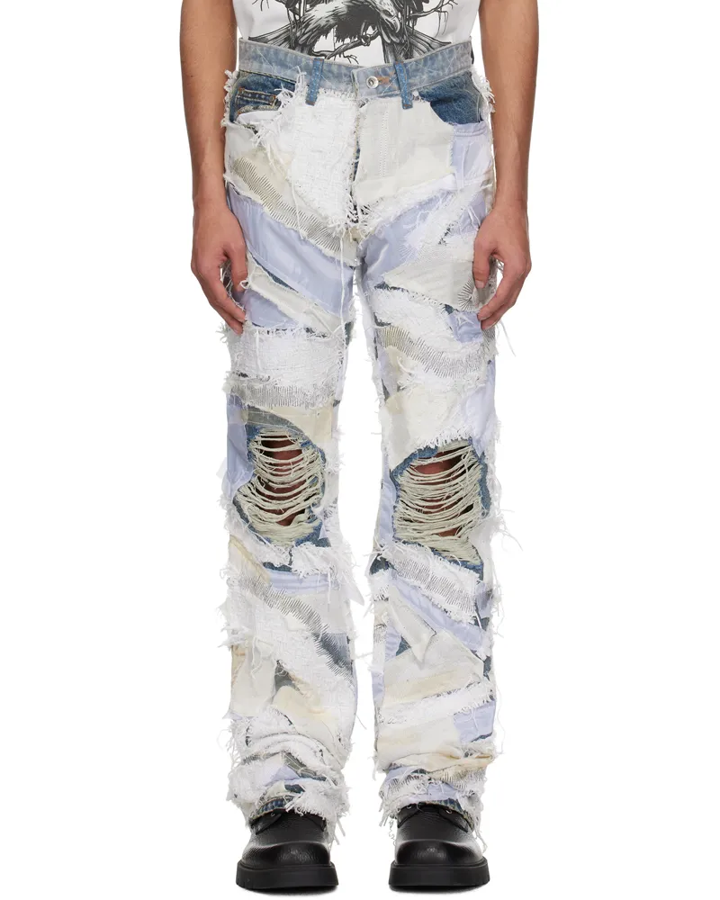 WHO DECIDES WAR White Beach Sand Jeans Cloud