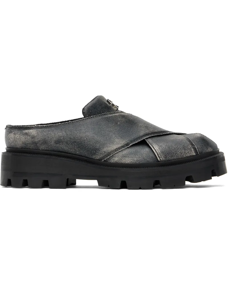 GmbH Black Bassim Crossover Slip-on Loafers Pink