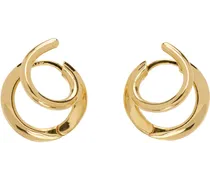 Gold Stellar Hoop Earrings