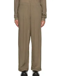 Our Legacy Taupe Reduced Trousers Muck