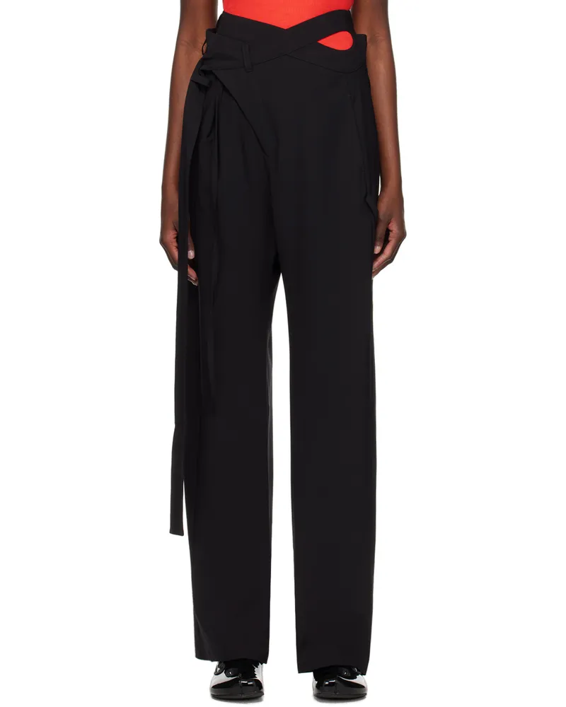 OTTOLINGER SSENSE Exclusive Black Trousers Black