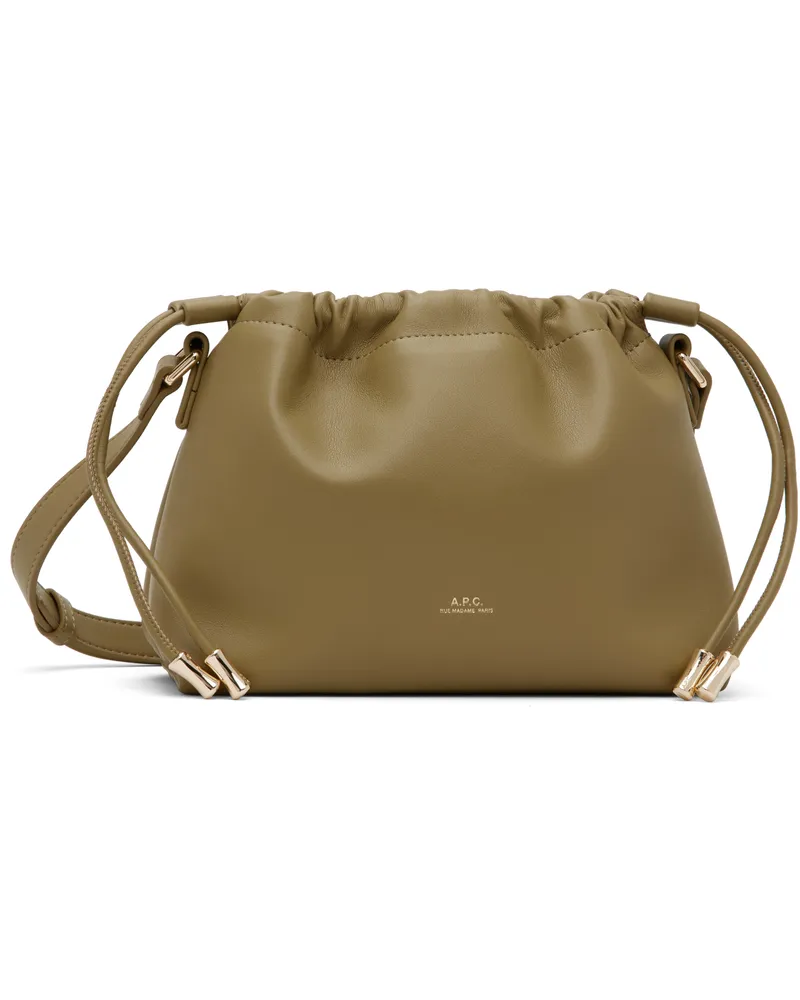 A.P.C. Khaki Ninon Mini Bag Kad
