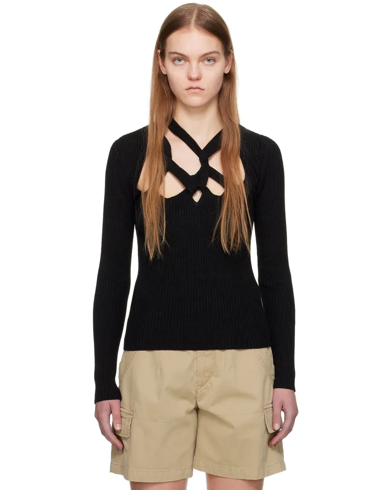 Isabel Marant Black Zoria Sweater 01bk