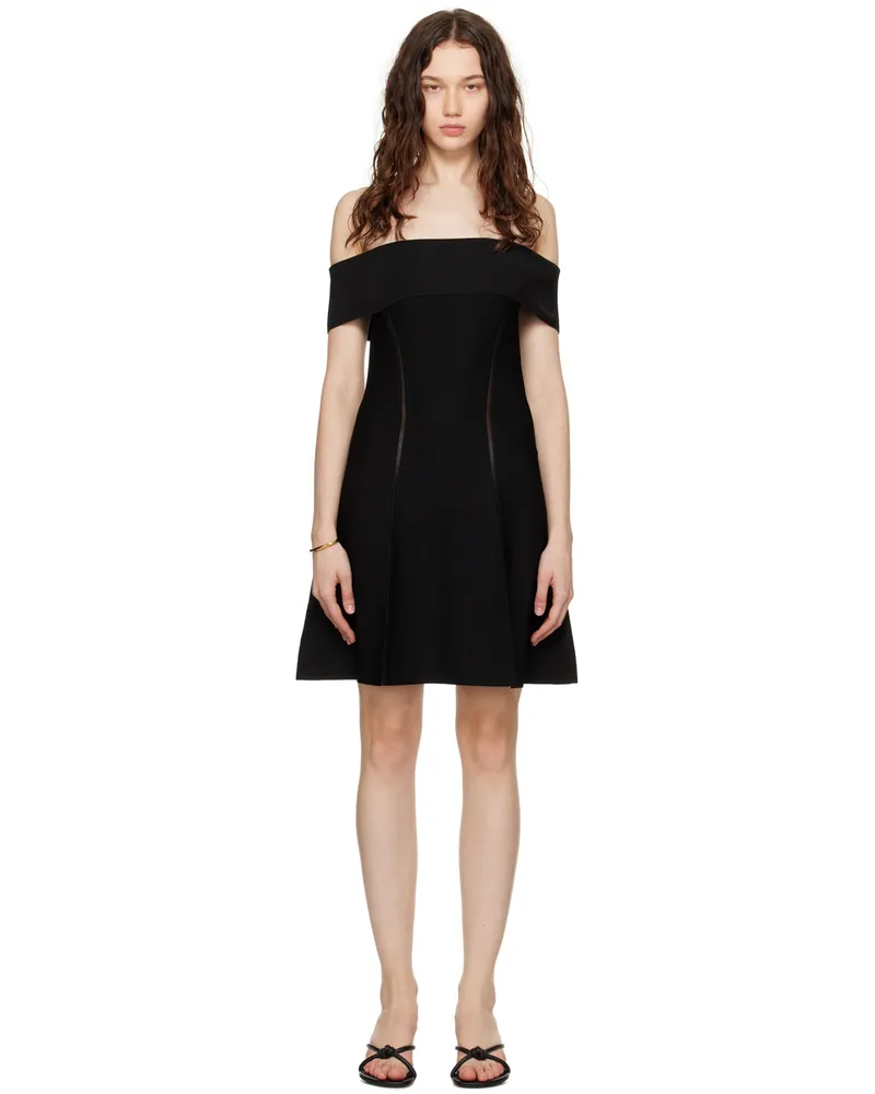 Zimmermann Black Matchmaker Minidress Blk