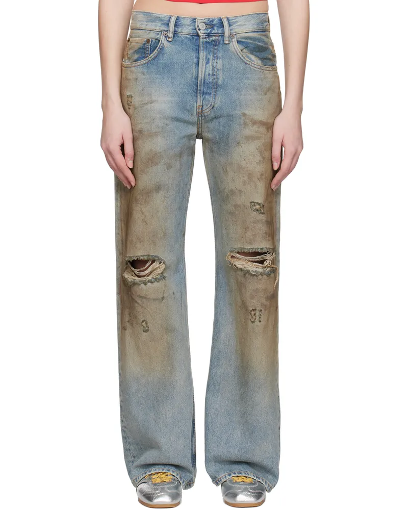 Acne Studios Blue Loose Fit Jeans Auz