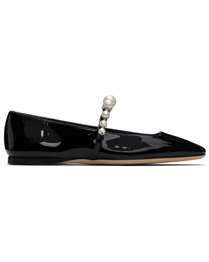 Jimmy Choo Black Ade Ballerina Flats Black