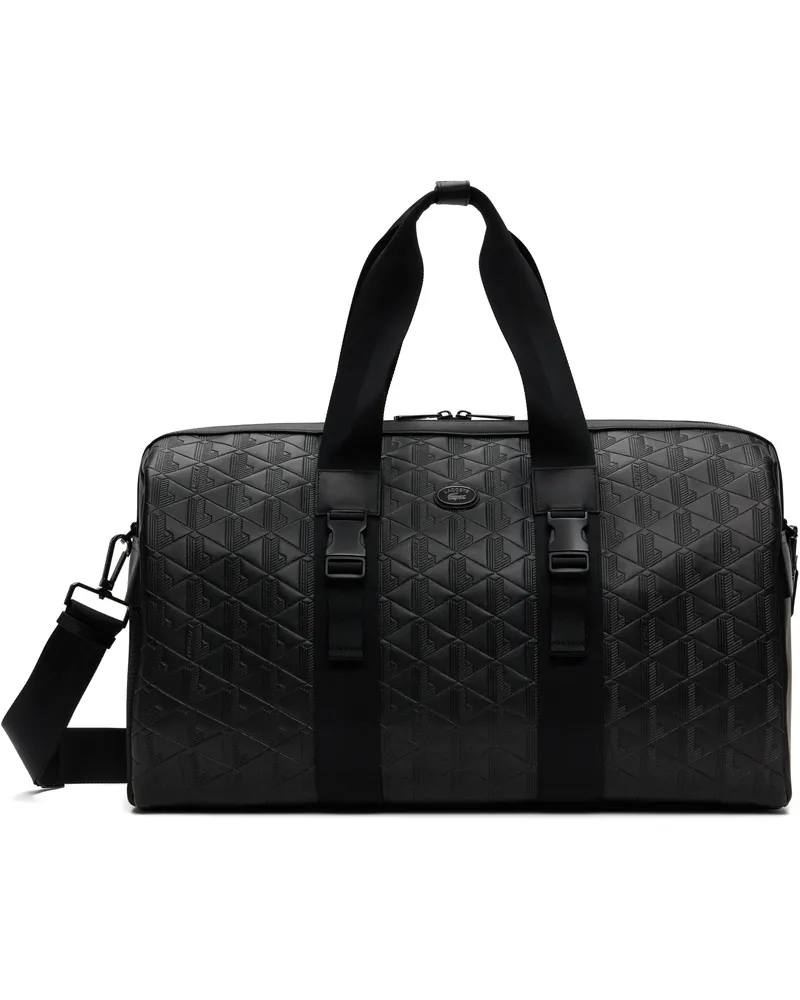 Lacoste Black Large Nomogramme Weekend Bag Noir