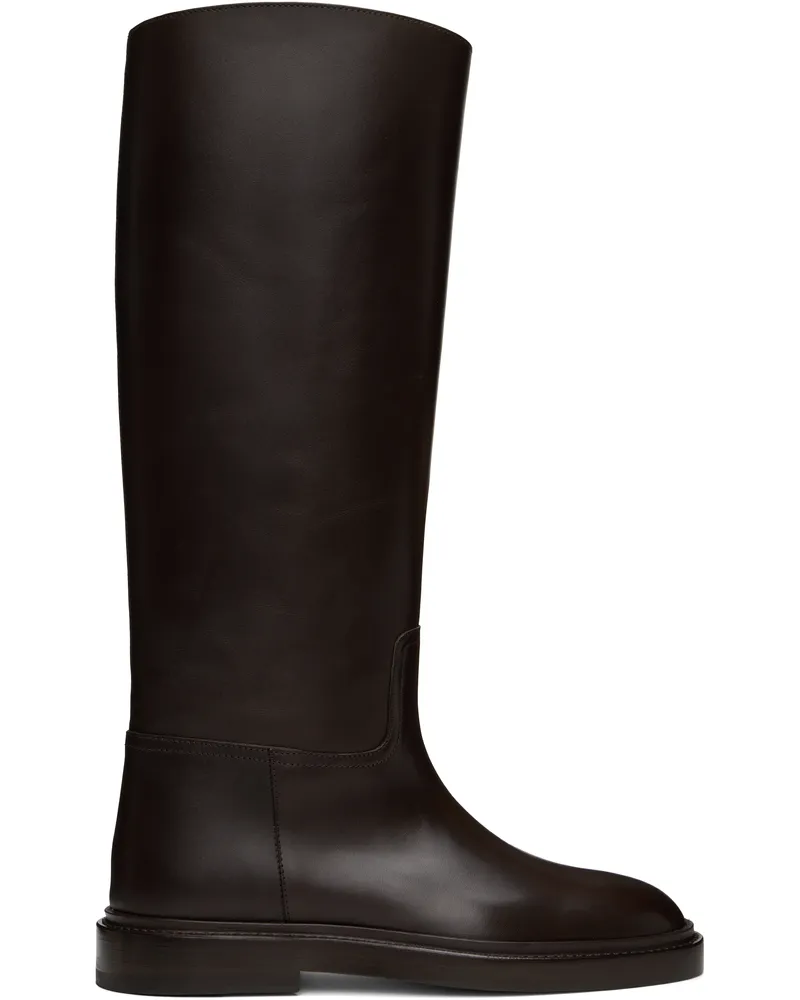 LEGRES Brown Riding Tall Boots 2