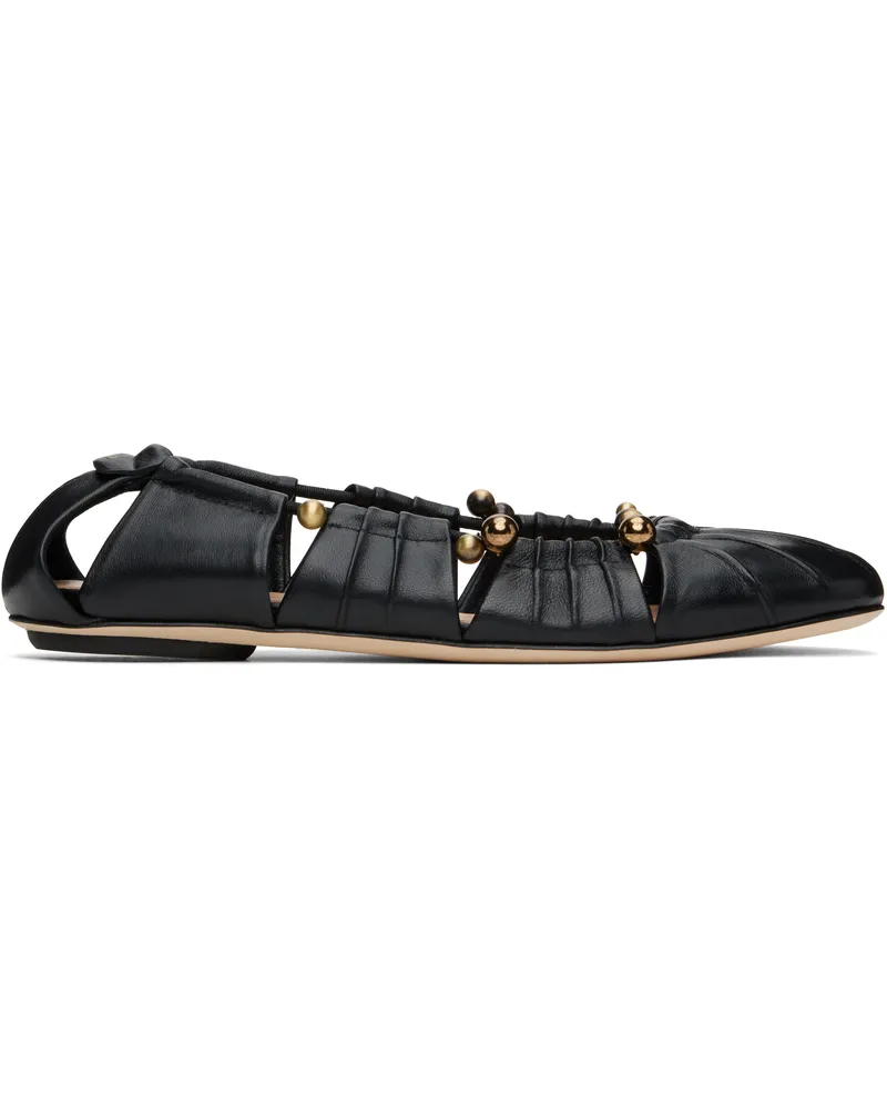 Chloé Black Luna Ballerina Flats 001