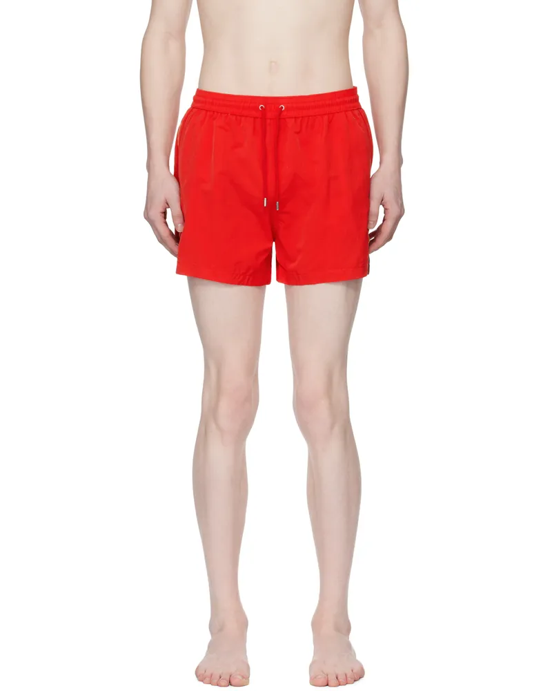 Paul Smith Red Artist Stripe Swim Shorts 25