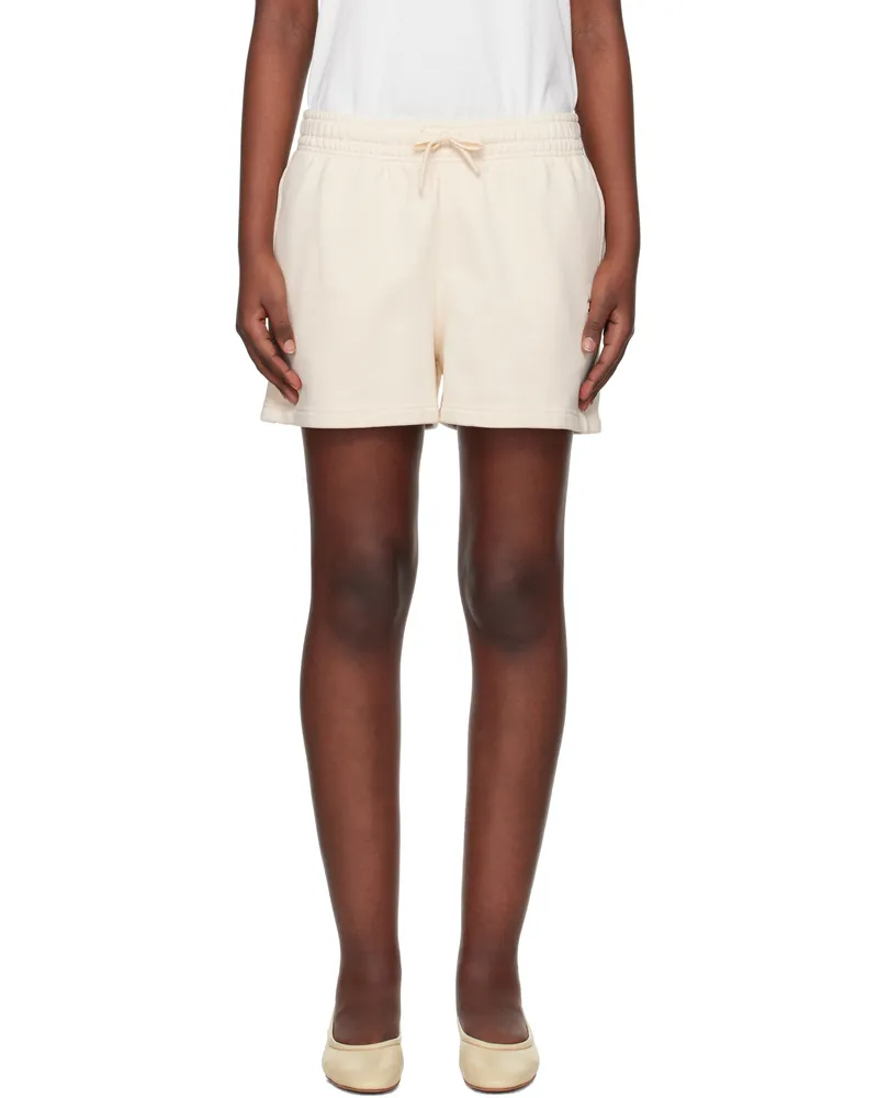 Kitsuné Beige Baby Fox Patch Regular Jog Shorts 0134