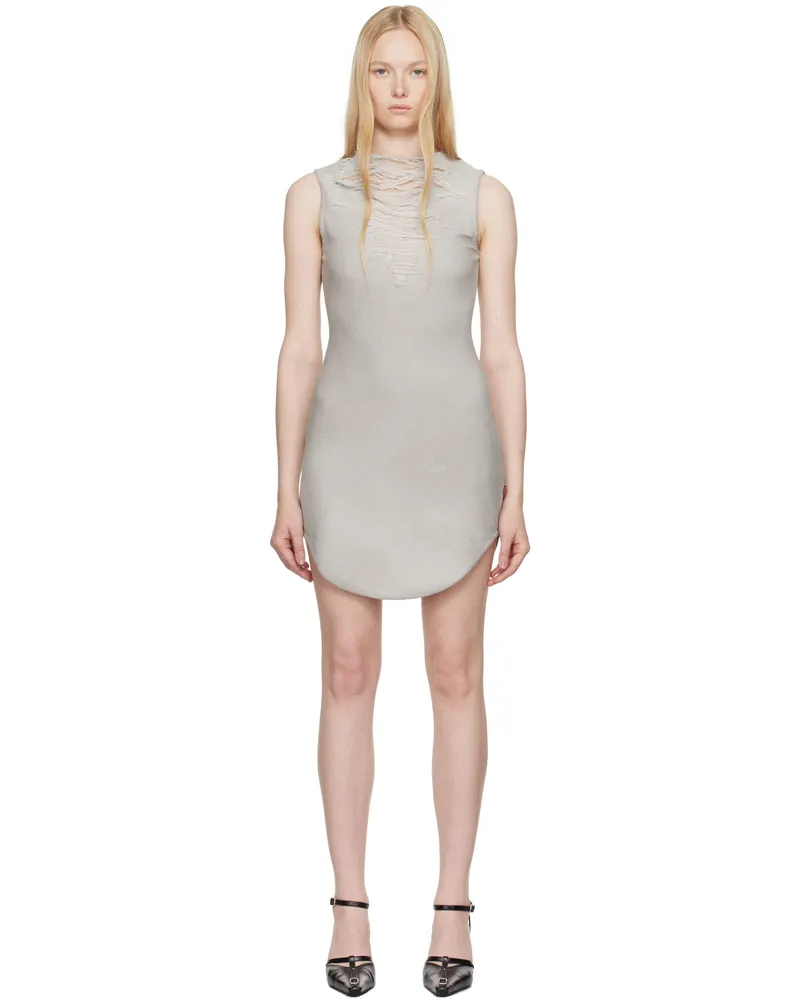 Diesel Gray D-Yasmi Minidress 97c