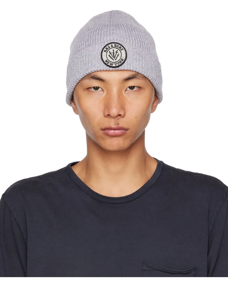 Rag & Bone Gray Charlie Beanie Grey