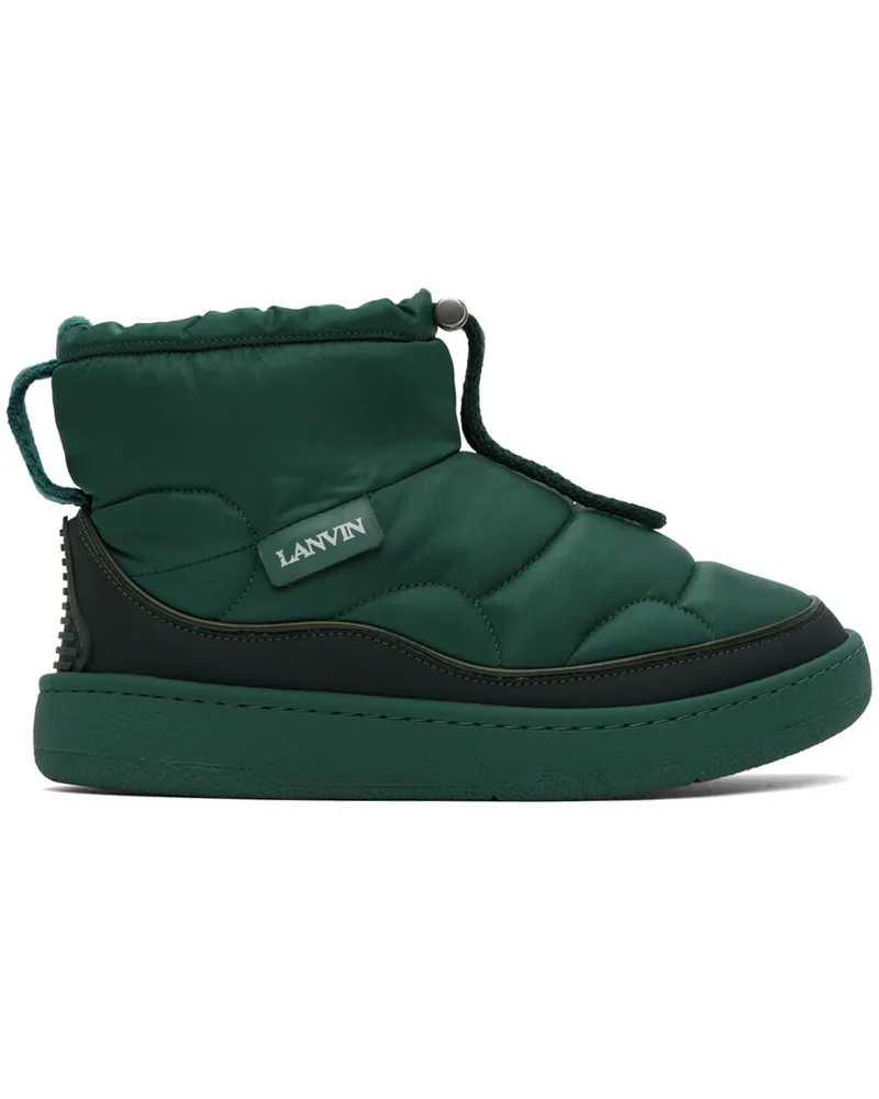 Lanvin Green Curb Snow Boots 464