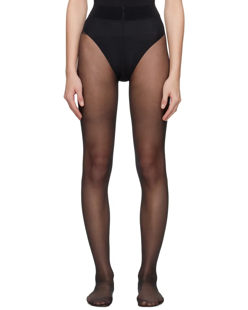 Wolford Black Satin Touch 20 Tights 7005