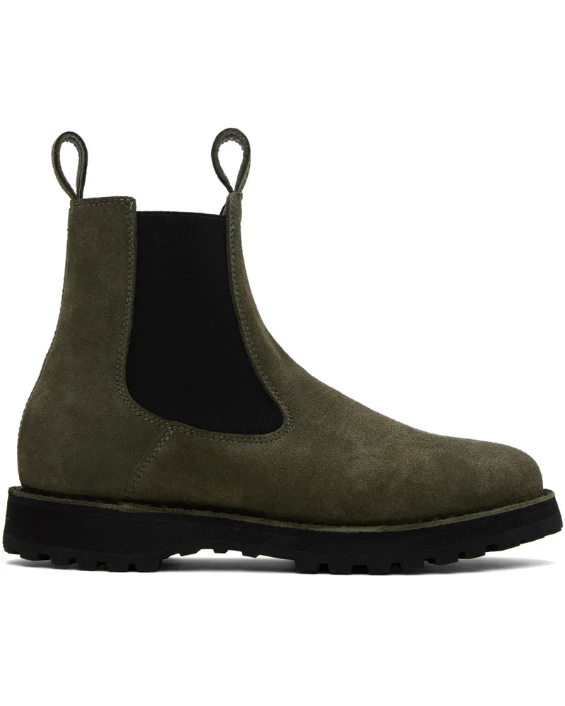 Diemme Green Verona Chelsea Boots Sage