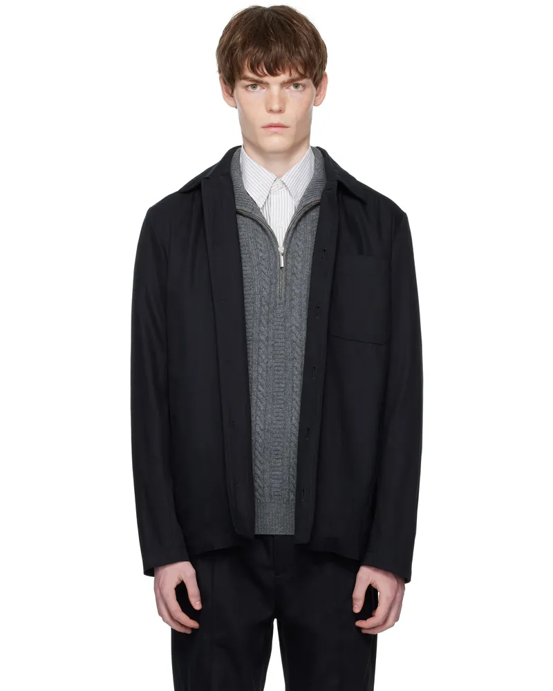 A.P.C. Navy Jeffray Jacket Iaj