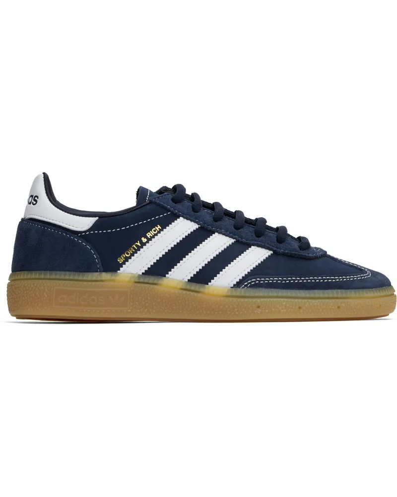 SPORTY & RICH Navy adidas Originals Edition Handball Spezial Sneakers Blue