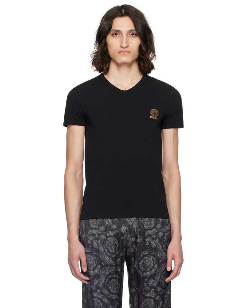 Versace Black Medusa T-Shirt A1008-black