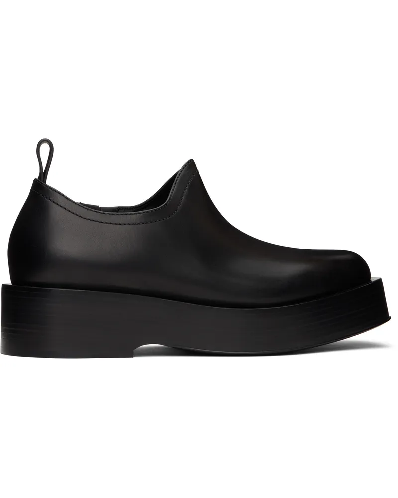 Bottega Veneta Black Torino Slip-on Loafers Black