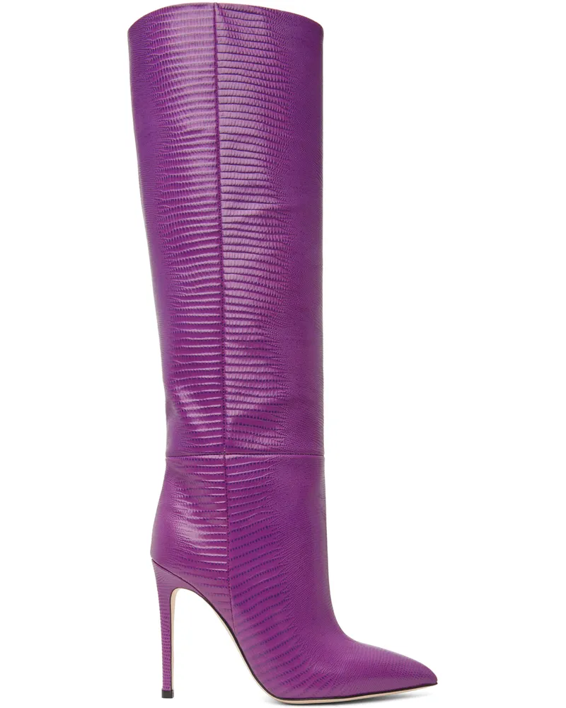 Paris Texas Purple Stiletto Boots Viola