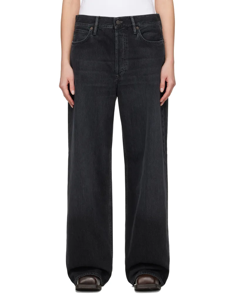 Acne Studios Black Baggy Fit Jeans 900