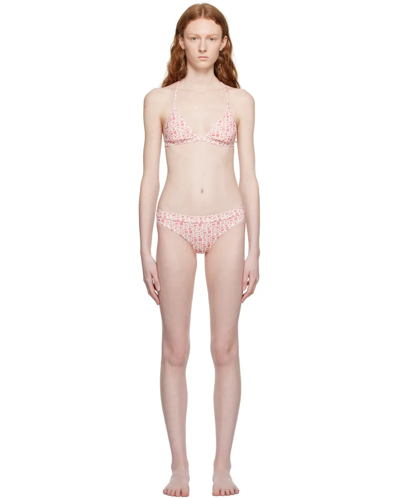 Moncler Pink Cord-Lock Bikini 519