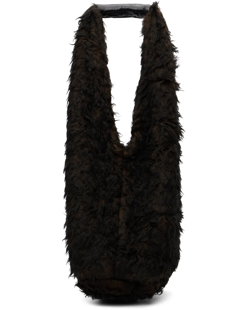 Our Legacy Brown Drip Tote Ombre