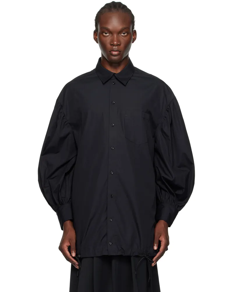 Simone Rocha Black Puff Sleeve Shirt Black