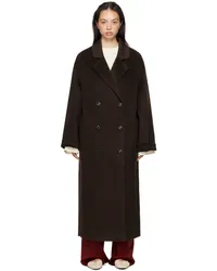 Loulou Studio Brown Borneo Coat Choco