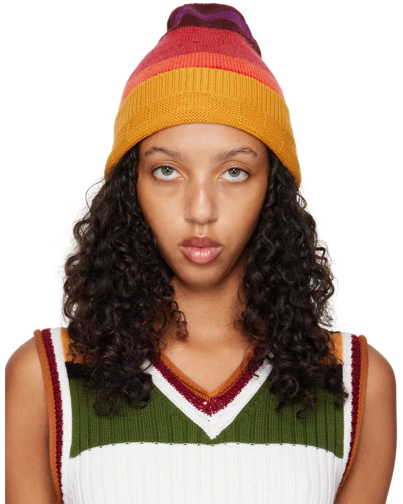 Wales Bonner Multicolor Striped Beanie Multi