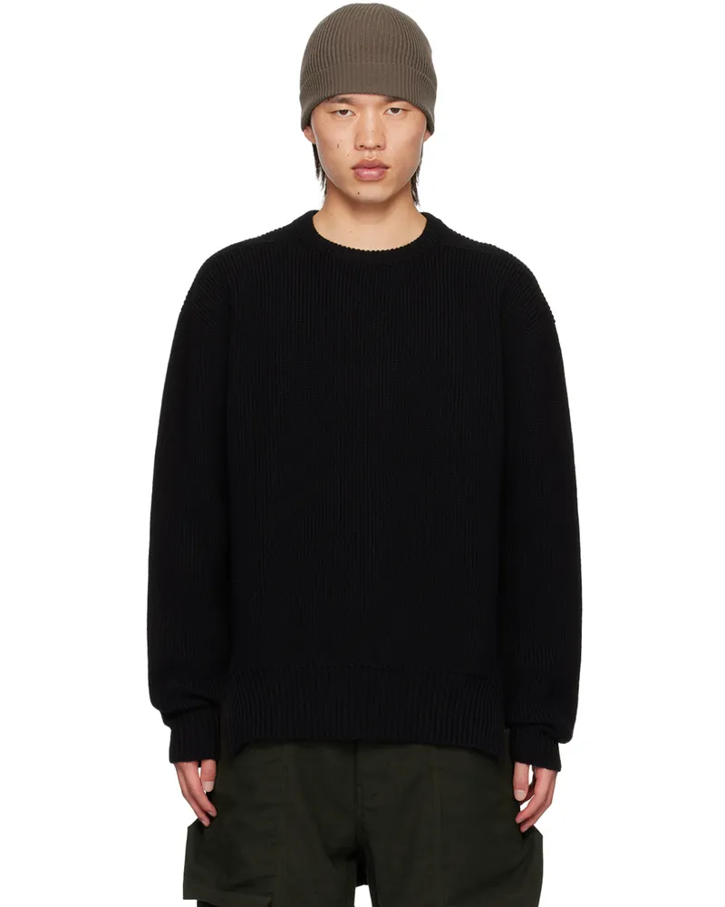 Rick Owens Black Porterville Fisherman Sweater 09