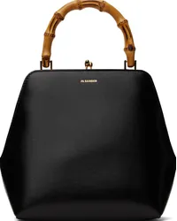 Jil Sander Black Goji Bamboo Square Bag Black