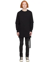 DRKSHDW by Rick Owens Black Porterville Hustler Long Sleeve T-Shirt Black