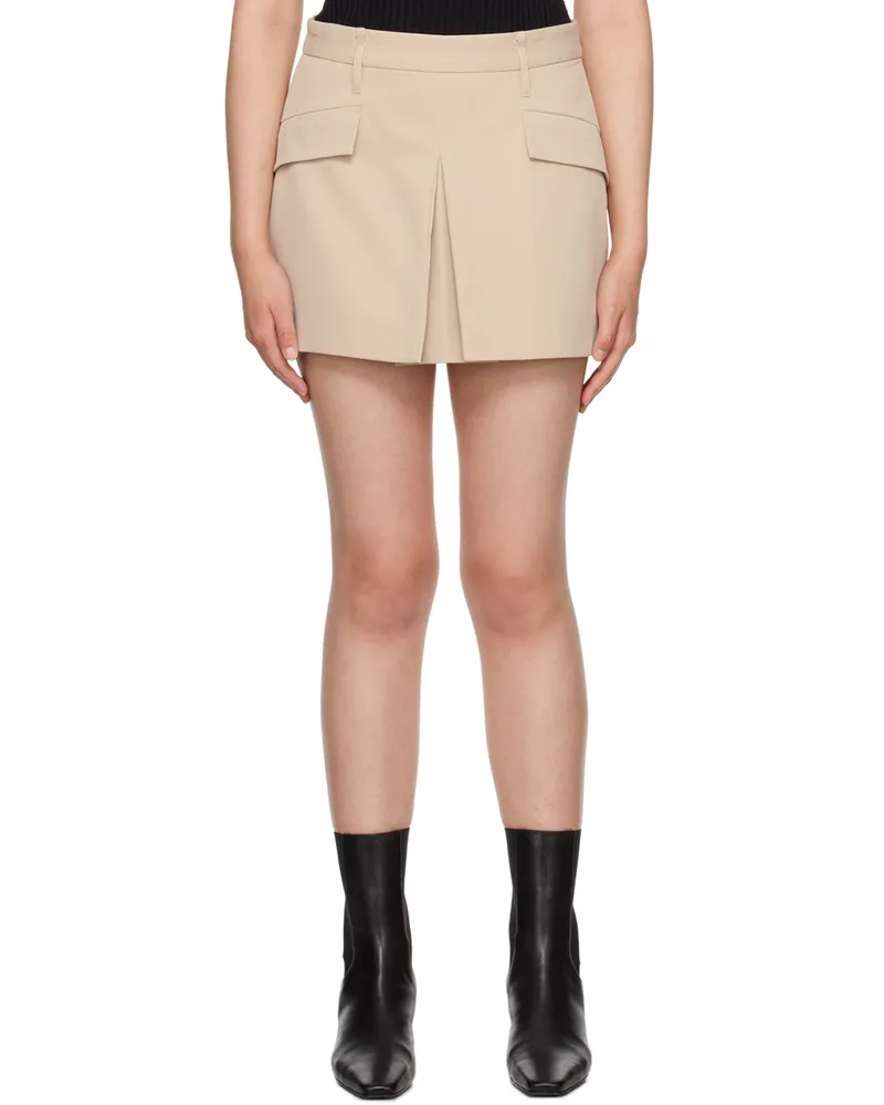 camilla and marc Beige Simona Miniskirt L80
