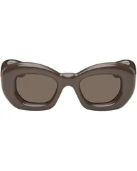 Loewe Brown Inflated Butterfly Sunglasses 48e