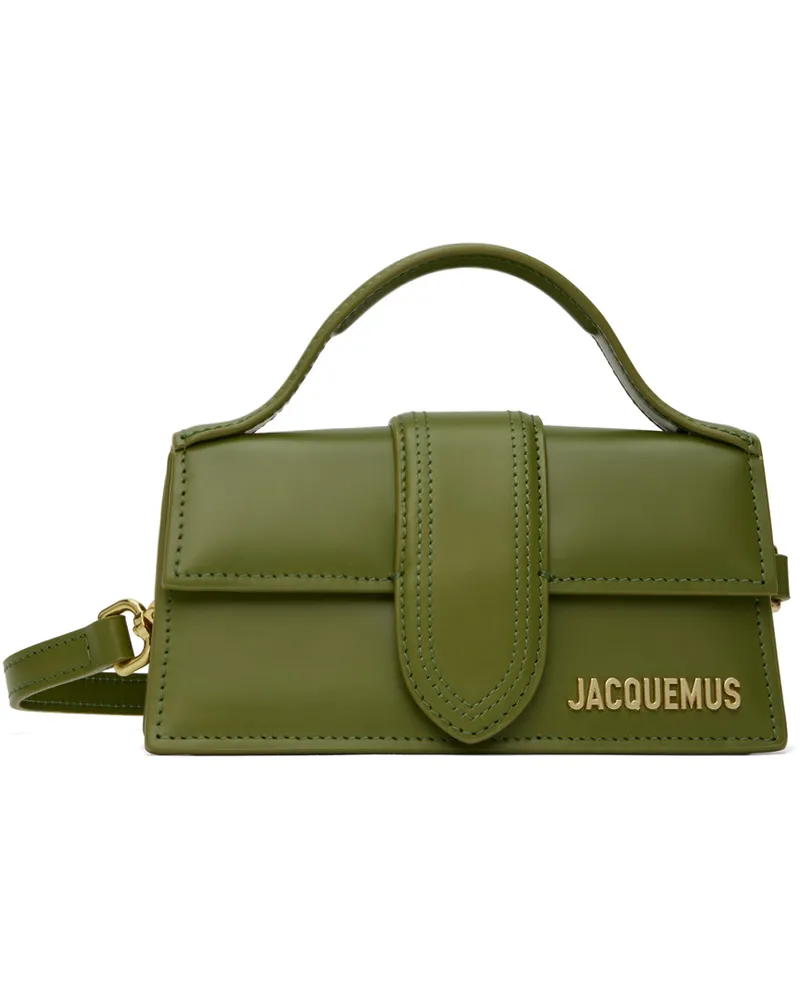 Jacquemus Khaki Le Raphia 'Le Bambino' Bag 560