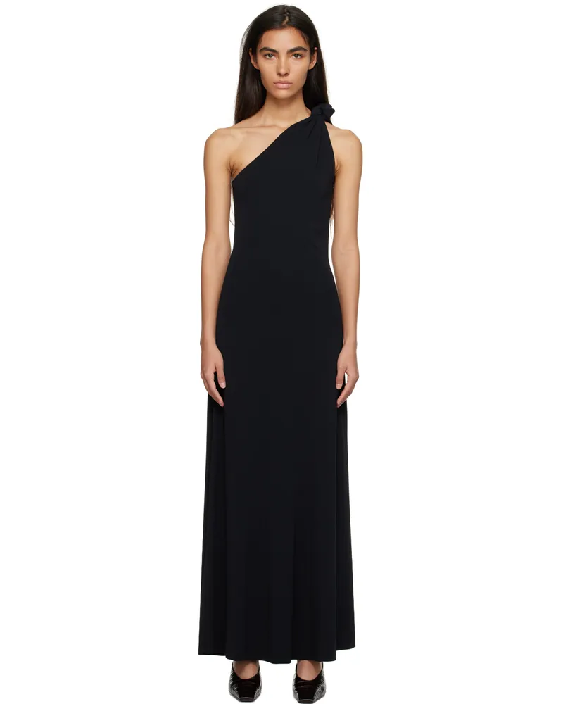 BITE Studios Black Point Midi Dress Black
