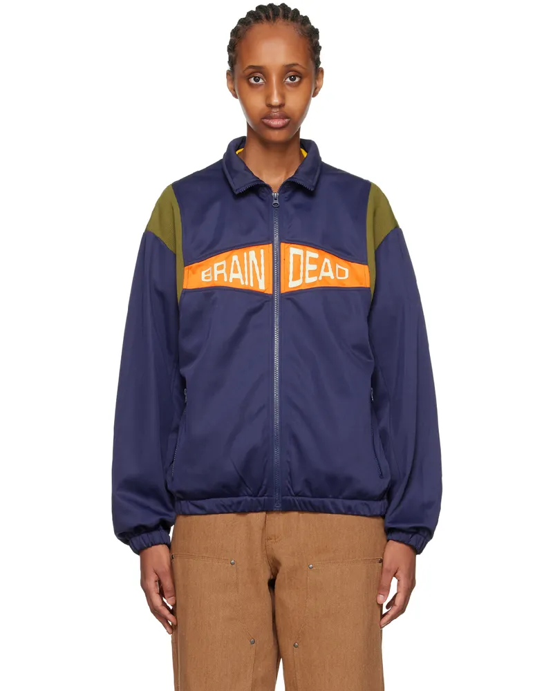 Brain Dead Navy Alonzo Track Jacket Navy