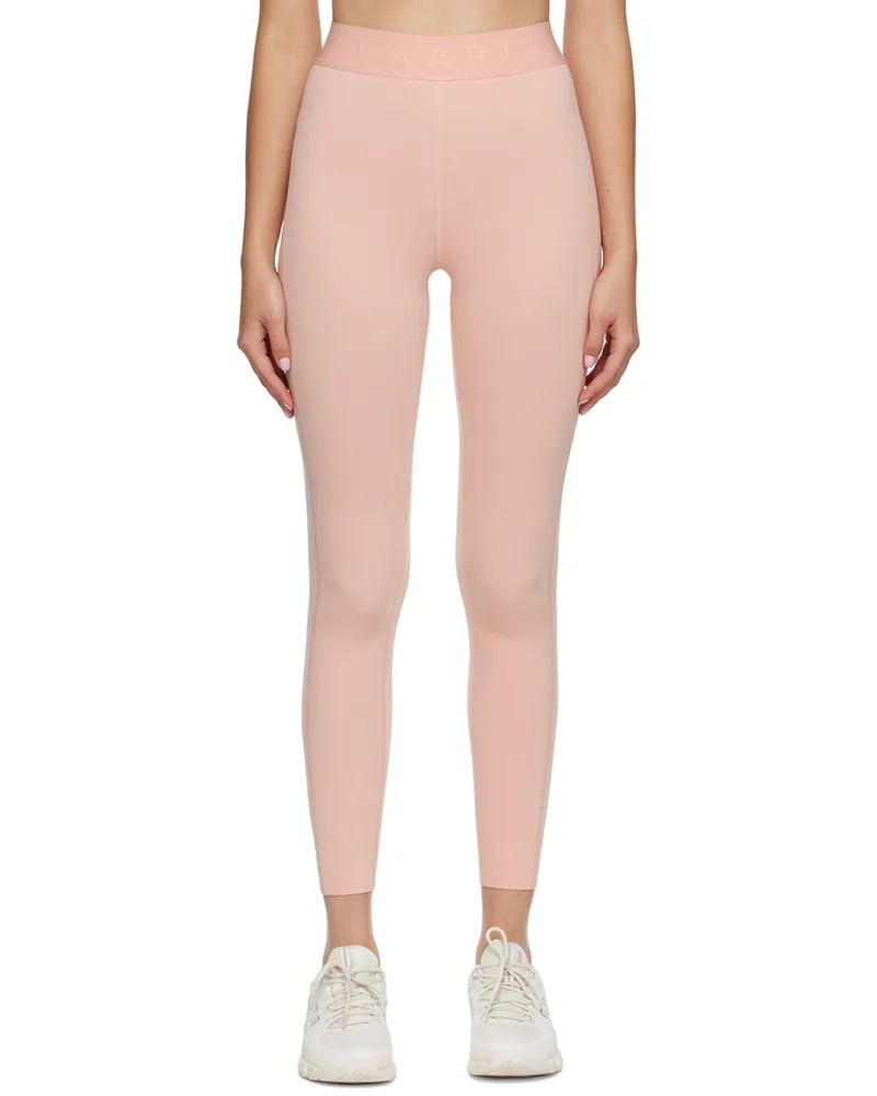 VAARA Pink Nylon Sport Leggings Pink