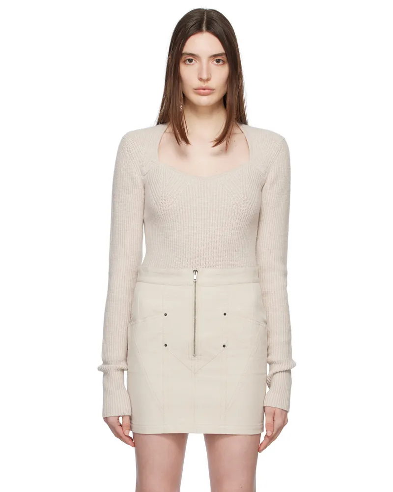 Isabel Marant Beige Bailey Sweater 90be