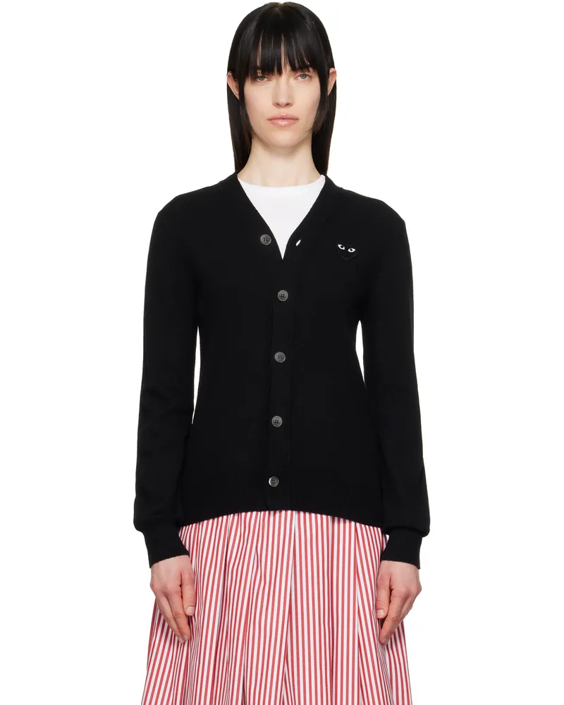 Comme des Garçons Black Heart Cardigan Black