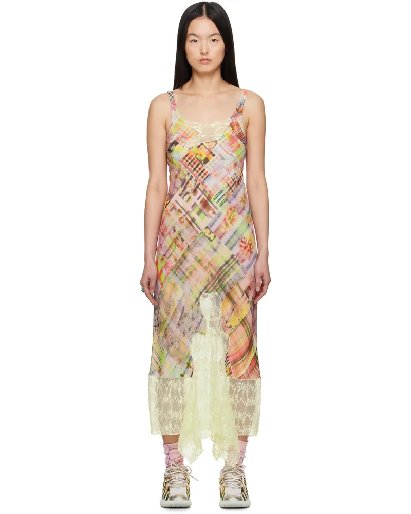 Collina Strada Multicolor Anemone Midi Dress Multi