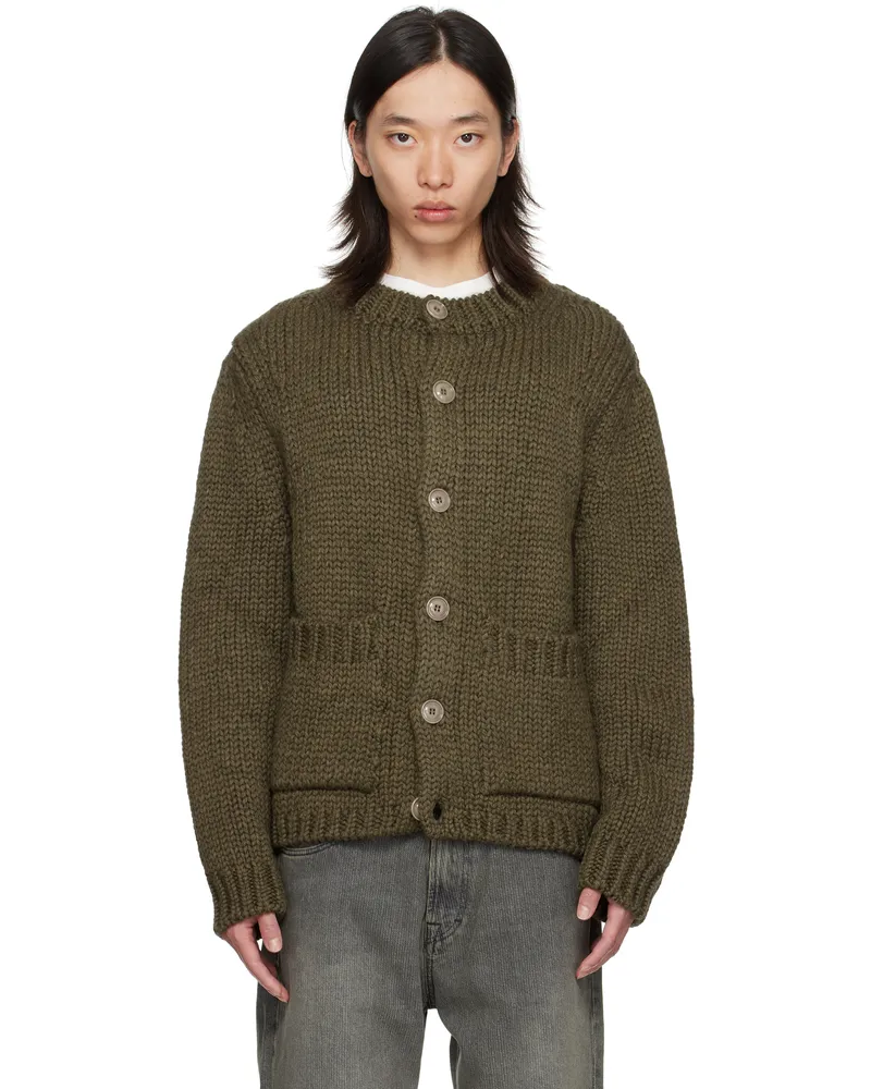 Our Legacy Khaki Over Cardigan Olive